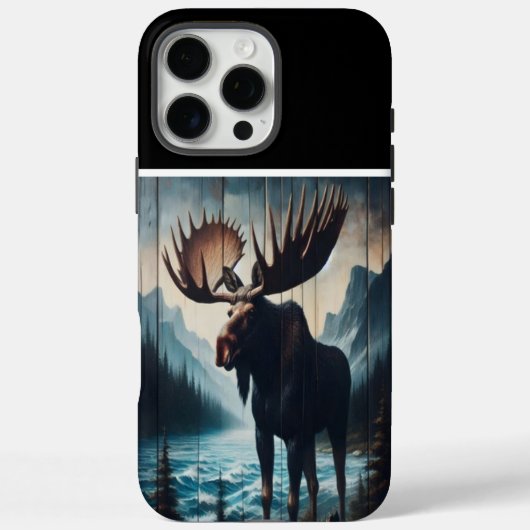 Moose Painting Case-Mate iPhone Case (Achterkant)
