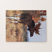 Moose Painting Legpuzzel (Horizontaal)