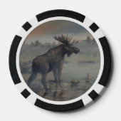 Moose Poker Chip (Achterkant)