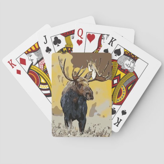 MOOSE POKERKAARTEN (Achterkant)