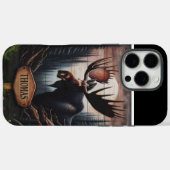Moose Portret met naam Case-Mate iPhone Case (Achterkant (horizontaal))
