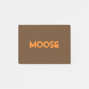 Moose Post-it® notes