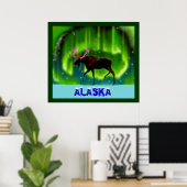 Moose Poster (Thuiskantoor)