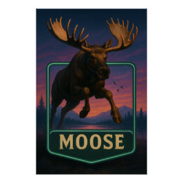 Moose Poster Perfect Poster
