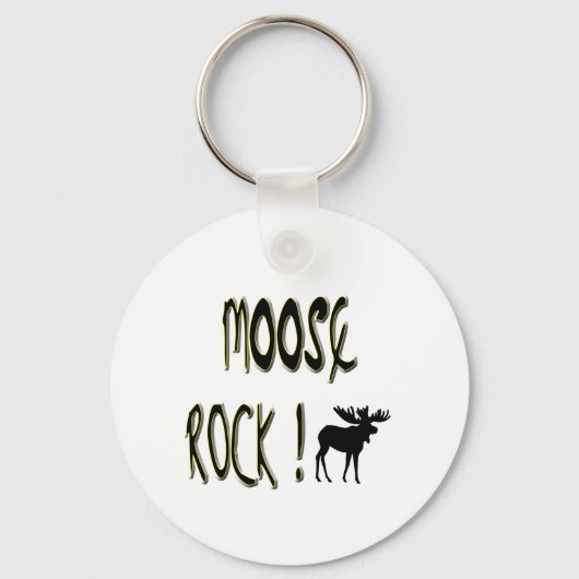 Moose Rock! Button Sleutelhanger (Voorkant)