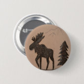 Moose Ronde Button 5,7 Cm (Voorkant /achterkant)