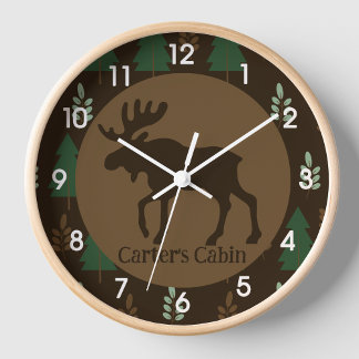 Moose Rustic Woodland Cabin Decor