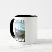 Moose Scene - Denali National Park, Alaska Mok (Voorkant links)
