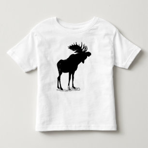 Moose Silhouette Kinder Shirts