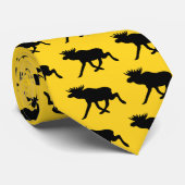 Moose Silhouette Stropdas (Opgerold)