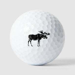 Moose Silhouette Wildlife Wild Animal Golfballen
