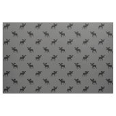 Moose Silhouettes Grey en Black Patterned Stof (Fat Quarter)