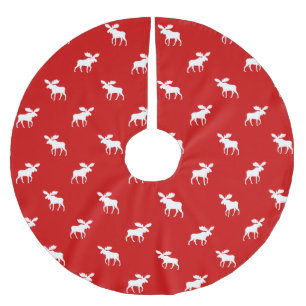 Moose Silhouettes Pattern Kerstboom Rok