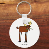 Moose Sleutelhanger (Voorkant)