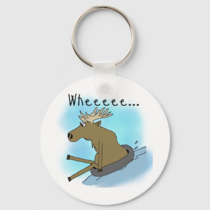 Moose Snow Tubing Sleutelhanger