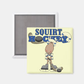 Moose Squirt Hockey Tshirts en geschenken Magneet (Voorkant / Achterkant)