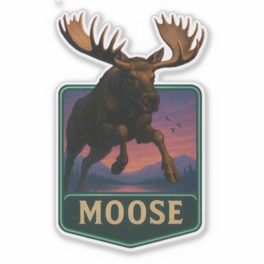 Moose Sticker (Voorkant)