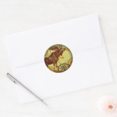 Moose T-shirts - Ronde Sticker (Envelop)