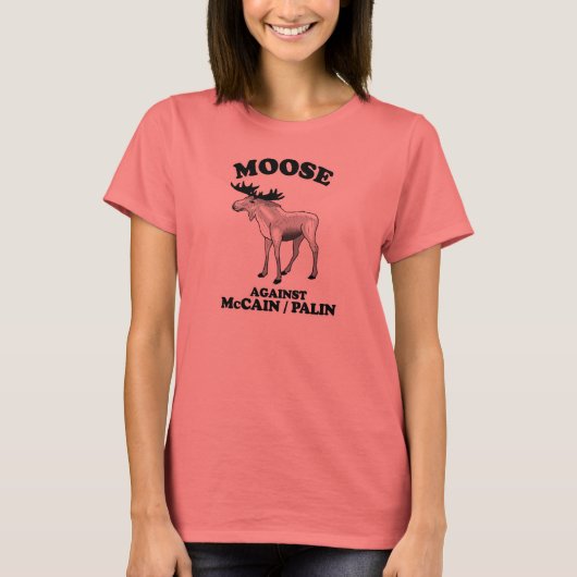 MOOSE TEGEN PALIN T-shirt (Voorkant)