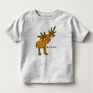 Moose Toddler T-Shirt of Top (met basis)