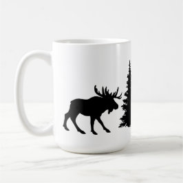Moose & Tree Silhouet Koffiemok