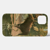 Moose Walting in Water Case-Mate iPhone Case (Achterkant (horizontaal))