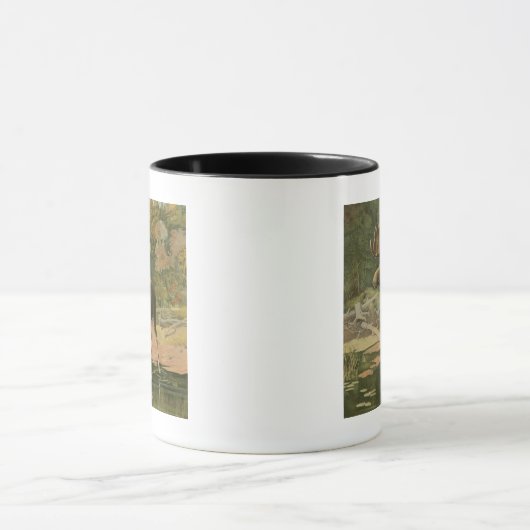 Moose Walting in Water Mok (Midden)