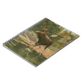 Moose Walting in Water Notitieboek (Linkerzijde)