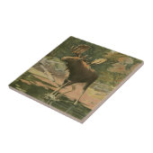 Moose Walting in Water Tegeltje (Zijkant)