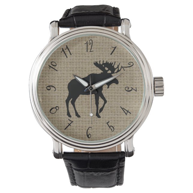 Moose Watch van Leslie Harlow Horloge (Voorkant)