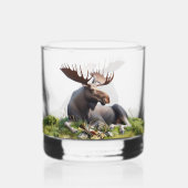 Moose Whisky Glas (Achterkant)