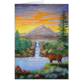 Moose Wildlife Mountains Creationarts (Voorkant)