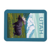 Moose with MountainUtah Magneet (Horizontaal)