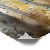 Moose Woodland Animal Art Imprimer Poster (Coin)