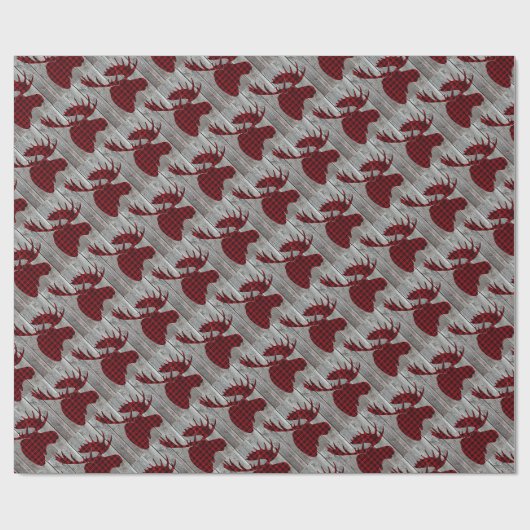 Moose Wrapping Paper Cadeaupapier (Vlak)