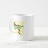 Moose zegt dat je gesloten bent! koffiemok (Voorkant links)