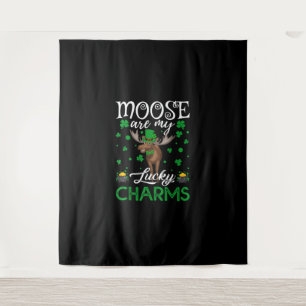 Moose zijn mijn Lucky Charms Moose St. Patrick's D Wandkleed