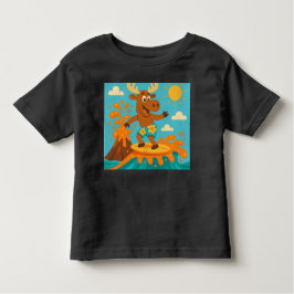 Moosecano Splash! – Soda Volcano Surf T-Shirt Kids