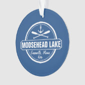 Moosehead Lake Maine ankerplaats aangepaste stad Ornament (voorkant)