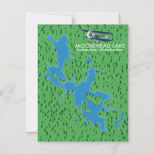 Moosehead Lake,Piscataquis County map