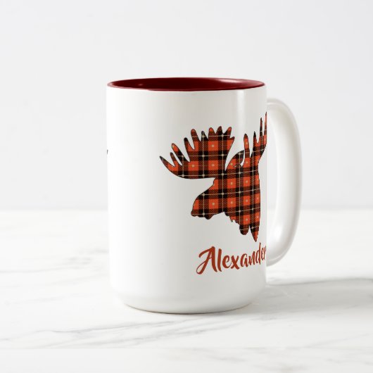 Moosehead Lumberjack Two-Tone Coffee Mok (Voorkant rechts)