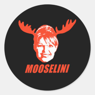 Mooselini T-shirts en geschenken Ronde Sticker