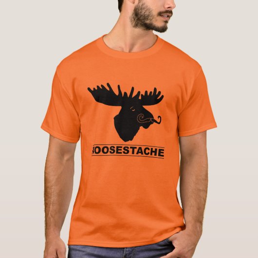 Moosestache T-shirt (Voorkant)