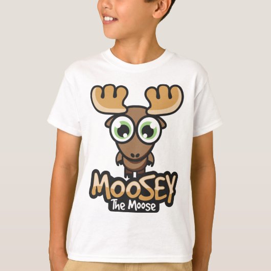 Moosey Button T-shirt (Voorkant)