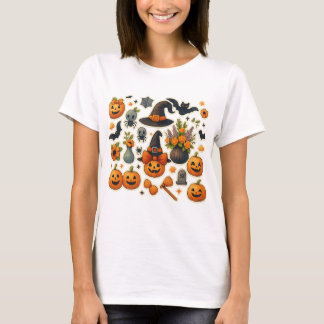 Moosey Halloween T-Shirt – Grappig Herfst Moose Ko