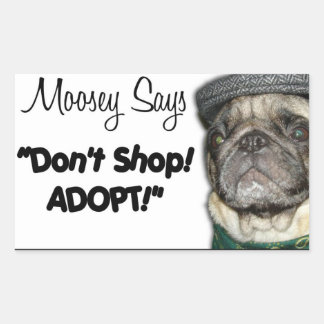 "Moosey zegt" Stickers