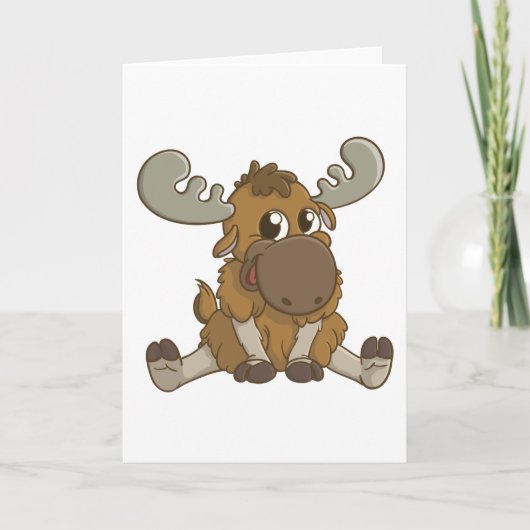 Moosie Greeting Card Kaart (Voorkant)