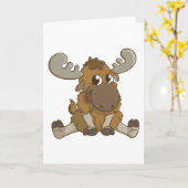 Moosie Greeting Card Kaart (Gele Bloem)