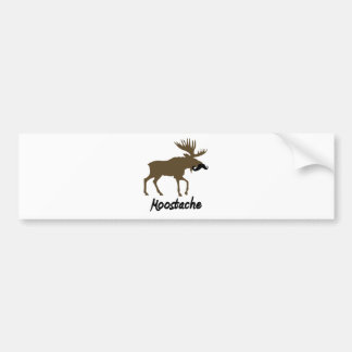 Moostache Bumpersticker
