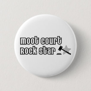 Moot Court Rock Star Ronde Button 5,7 Cm